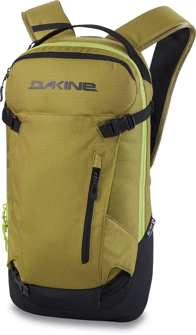 dakine-heli-pack-12l-rucksack-gr-n-schwarz-minimalistischer-lawinenrucksack-mit- image 1