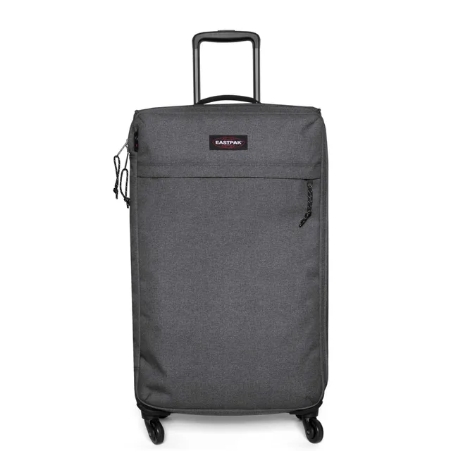 eastpak-traf-ik-4-m-koffer-72-cm-black-denim-grauer-rollkoffer-mit-teleskopstang image 1