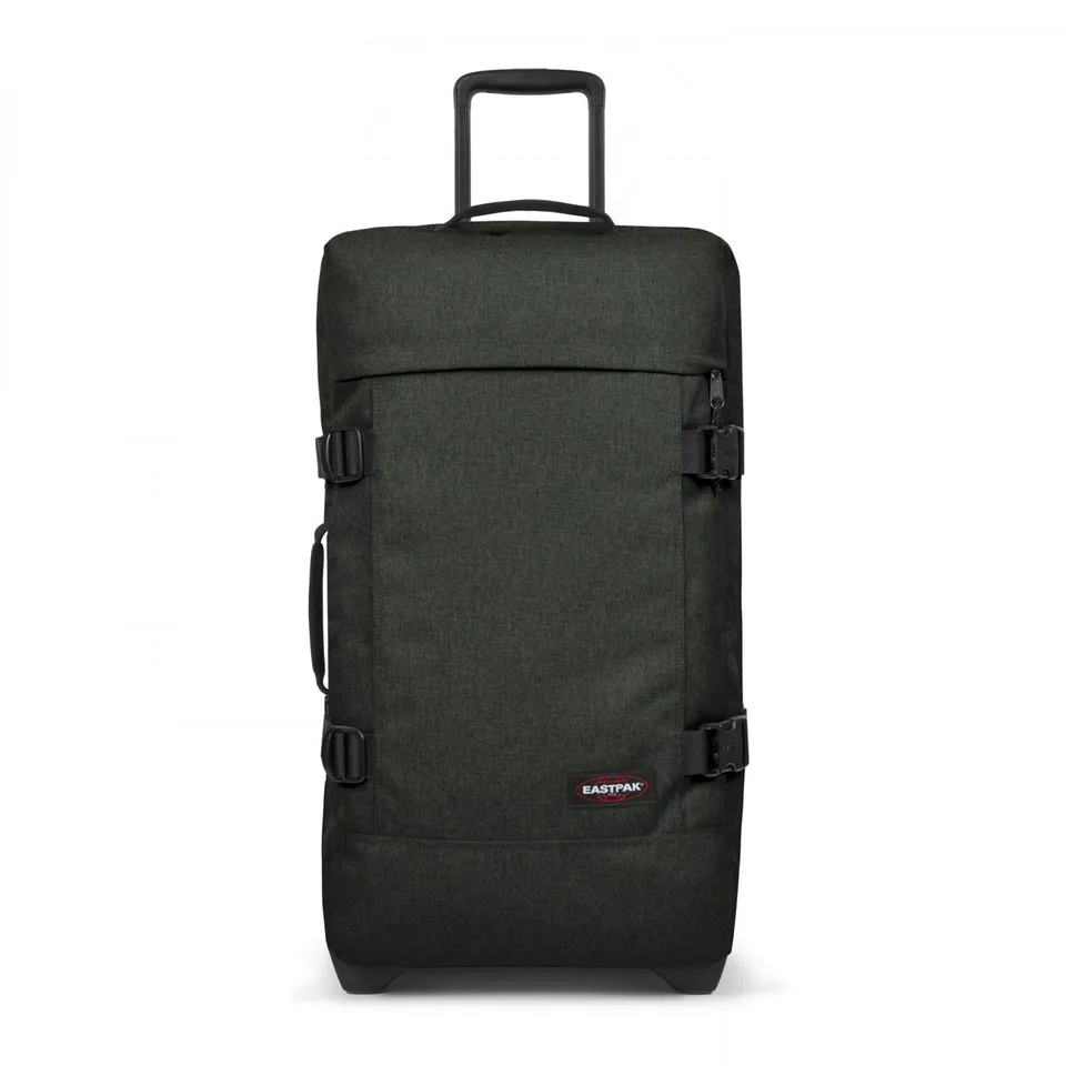 eastpak-tranverz-m-koffer-67-cm-78-l-crafty-moss-duffel-trolley-mit-zwei-abteile image 1
