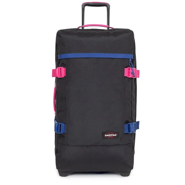 eastpak-tranverz-m-koffer-67-cm-78-l-trolley-kontrast-escape-navy-zwei-f-cher-te image 1