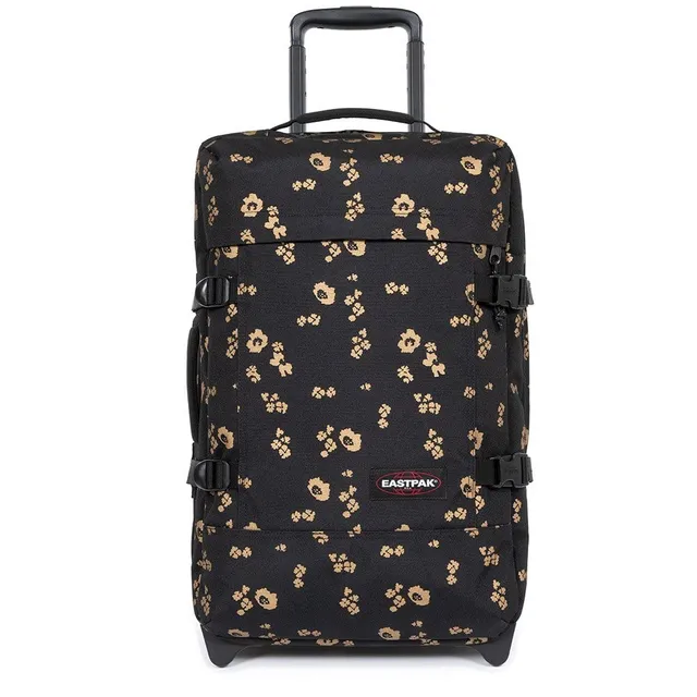 eastpak-tranverz-s-koffer-42l-51-cm-kabinentrolley-mit-zwei-f-chern-flower-shine image 1