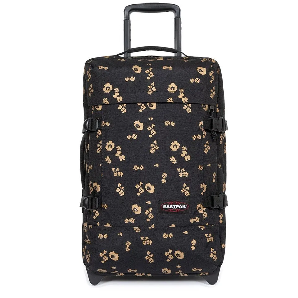 eastpak-tranverz-s-koffer-42l-51-cm-kabinentrolley-mit-zwei-f-chern-flower-shine image 1