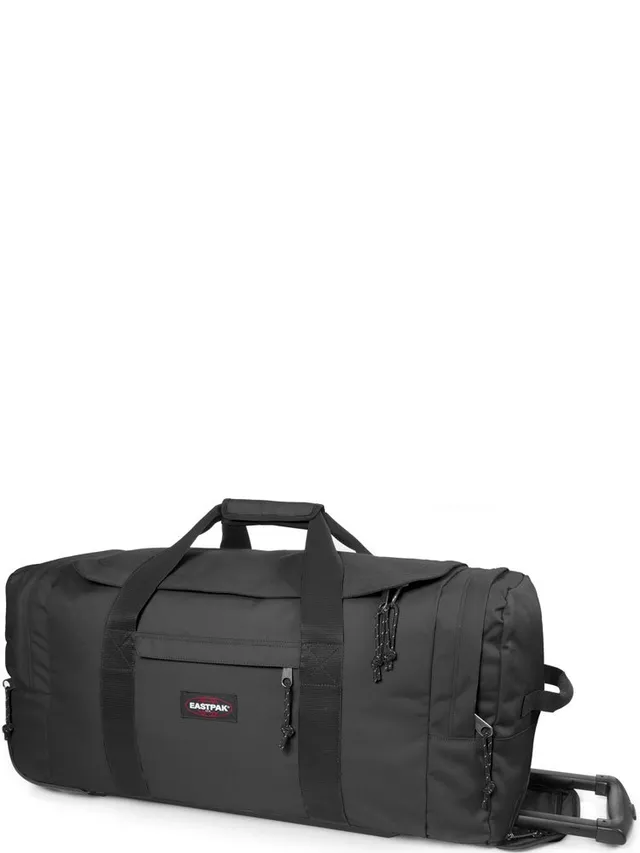 eastpak-leatherface-m-reisetasche-68-cm-61-liter-black-duffel-mit-u-rei-verschlu image 1