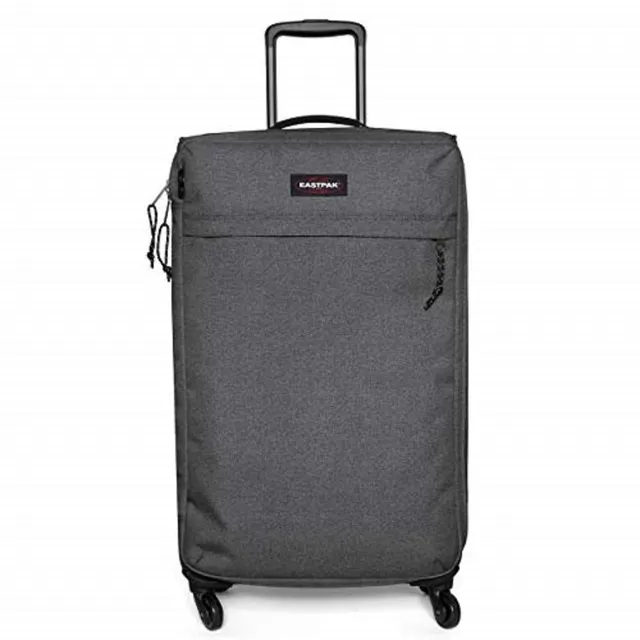 eastpak-traf-ik-4-reisekoffer-80-cm-gro-er-weichgep-ck-trolley-in-grau-black-den image 1