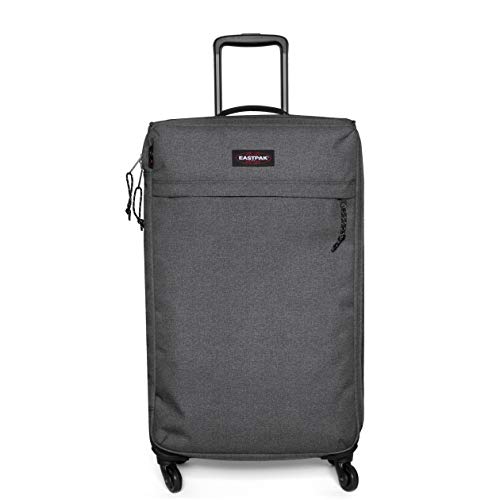eastpak-traf-ik-4-m-koffer-72-cm-black-denim-grauer-rollkoffer-mit-teleskopstang image 8