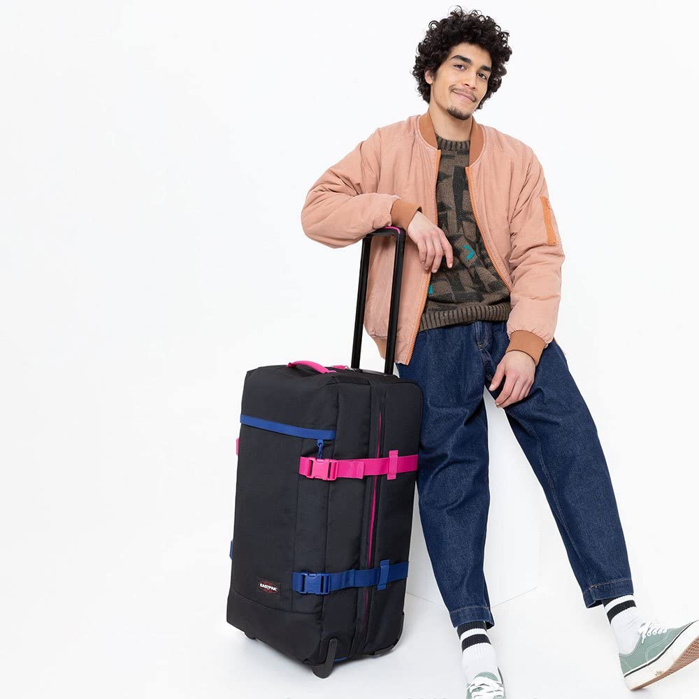 eastpak-tranverz-m-koffer-67-cm-78-l-trolley-kontrast-escape-navy-zwei-f-cher-te image 4