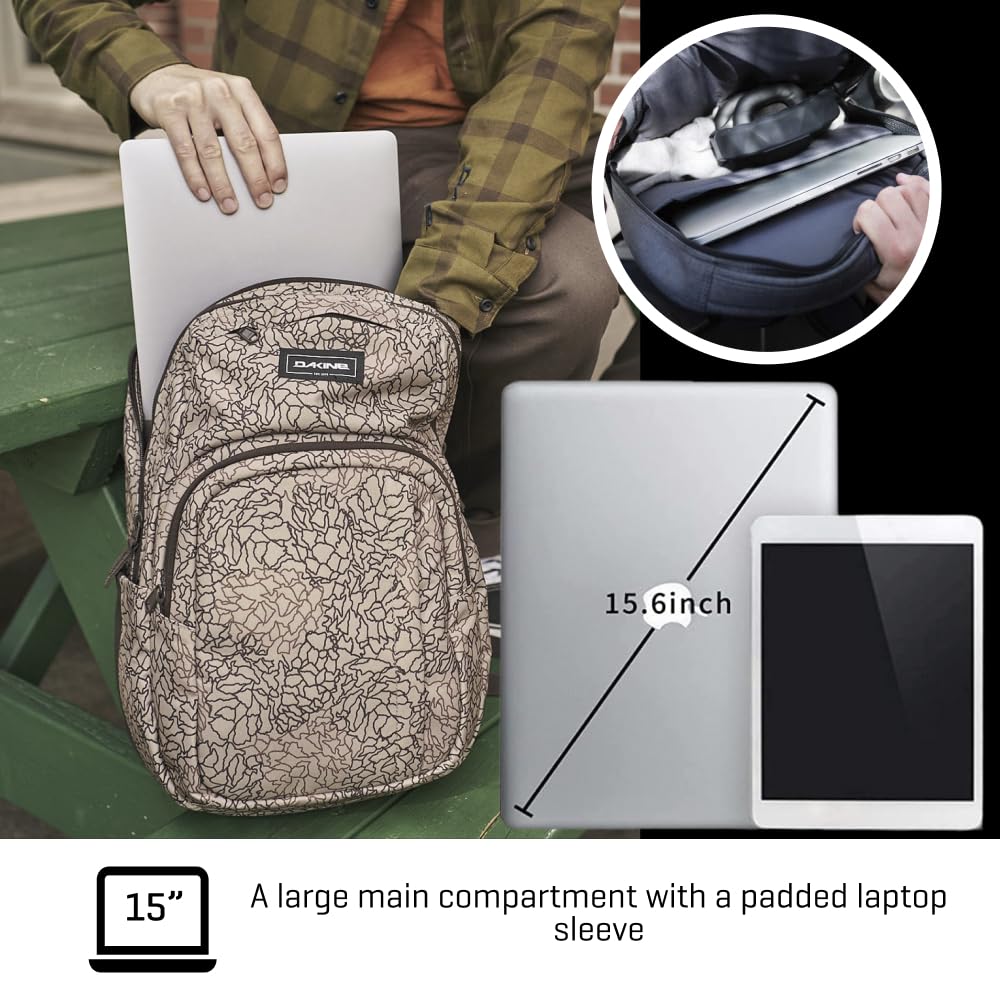 dakine-campus-25l-rucksack-schul-und-uni-rucksack-mit-gepolstertem-laptopfach-un image 4