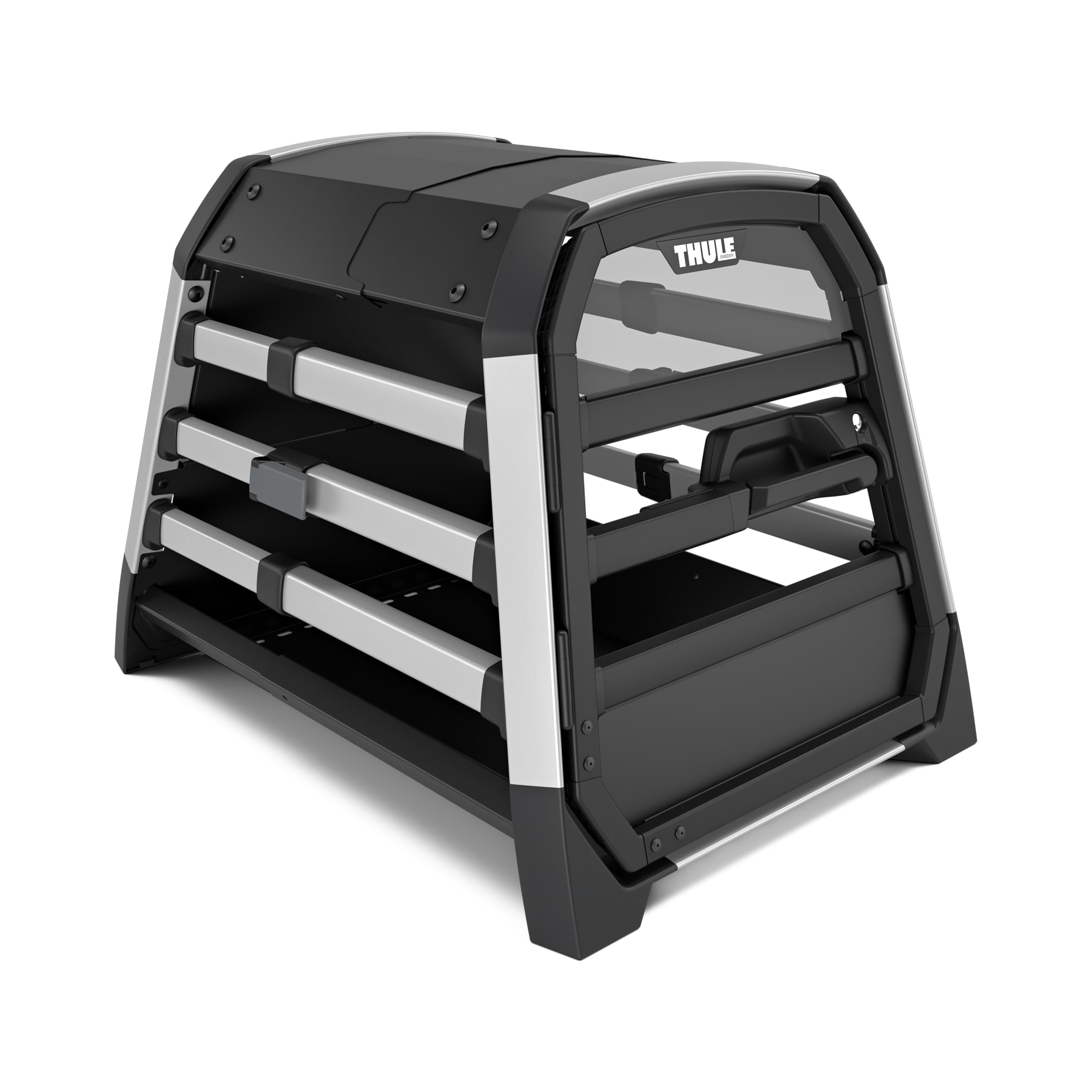 thule-allax-hundebox-xs-gepr-fte-auto-transportbox-mit-knautschzone-black-alumin image 1