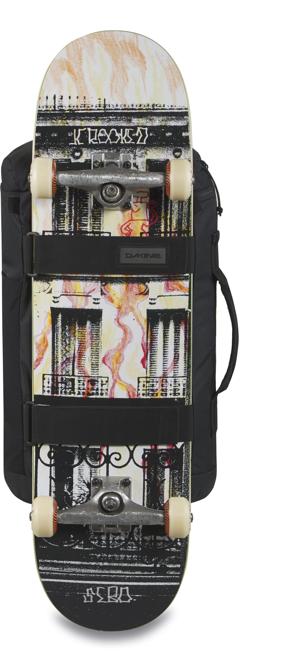 dakine-mission-street-pack-25l-rucksack-skateboard-halterung-laptopfach-schwarz image 4