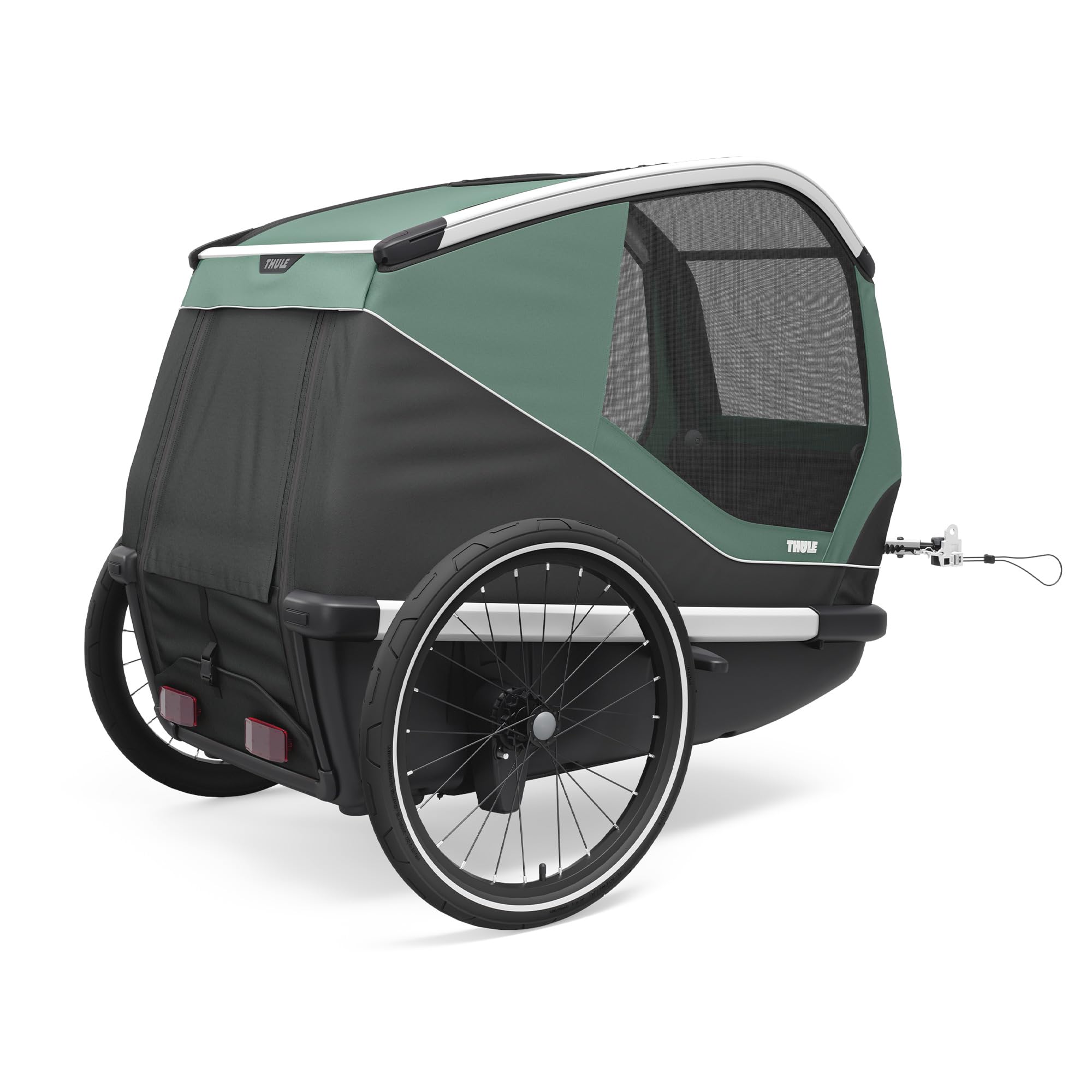 thule-bexey-hunde-fahrradanh-nger-gepolsteter-fahrradanh-nger-f-r-hunde-mit-netz image 3