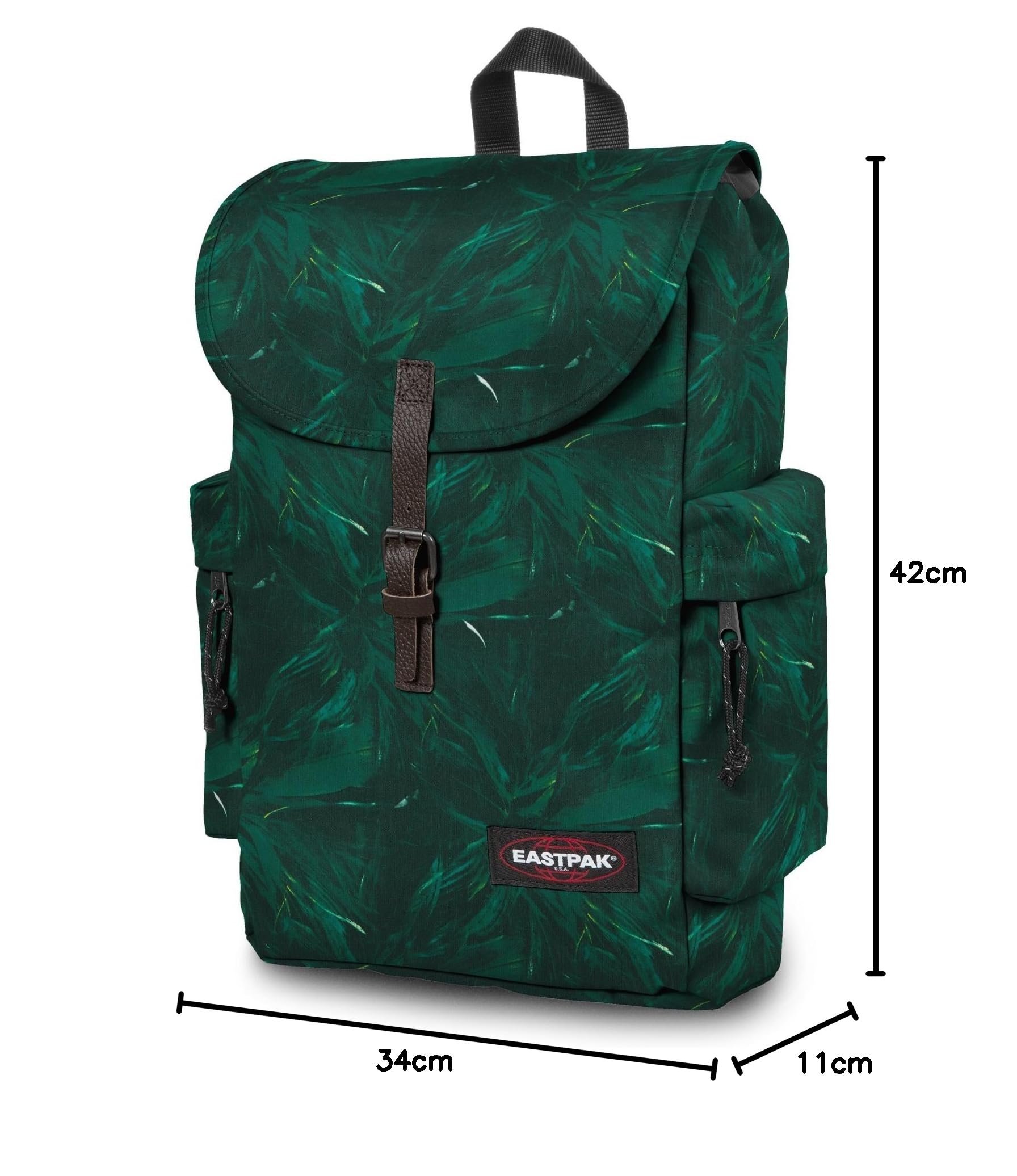 eastpak-austin-rucksack-18-liter-laptopfach-schnur-schnallenverschluss-brize-gra image 3