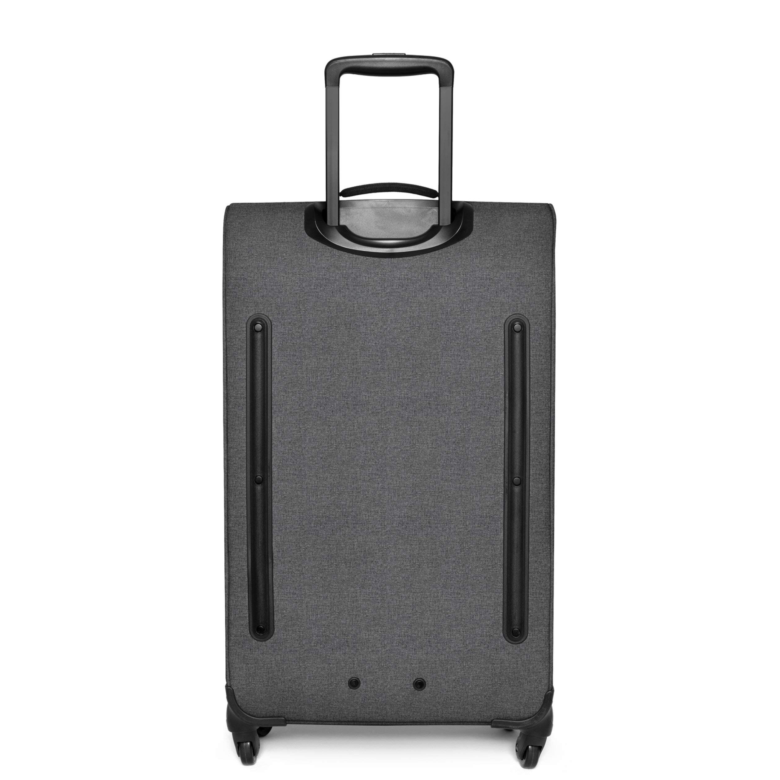 eastpak-traf-ik-4-m-koffer-72-cm-black-denim-grauer-rollkoffer-mit-teleskopstang image 4