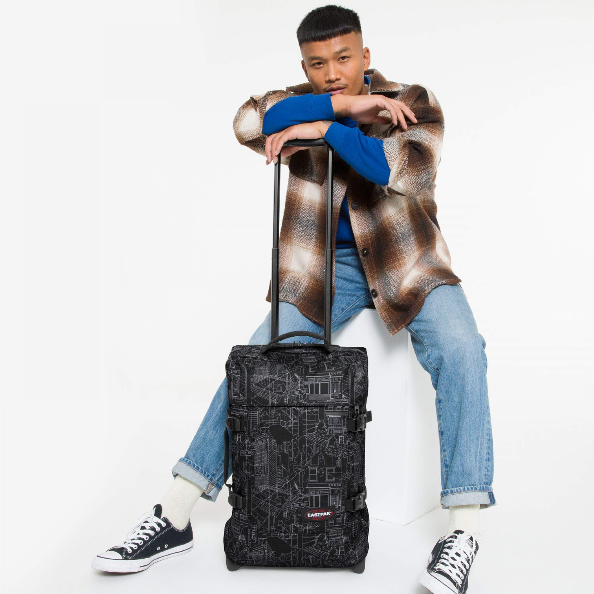 eastpak-tranverz-s-koffer-51-cm-42-liter-master-black-kabinentrolley-mit-tsa-zah image 7