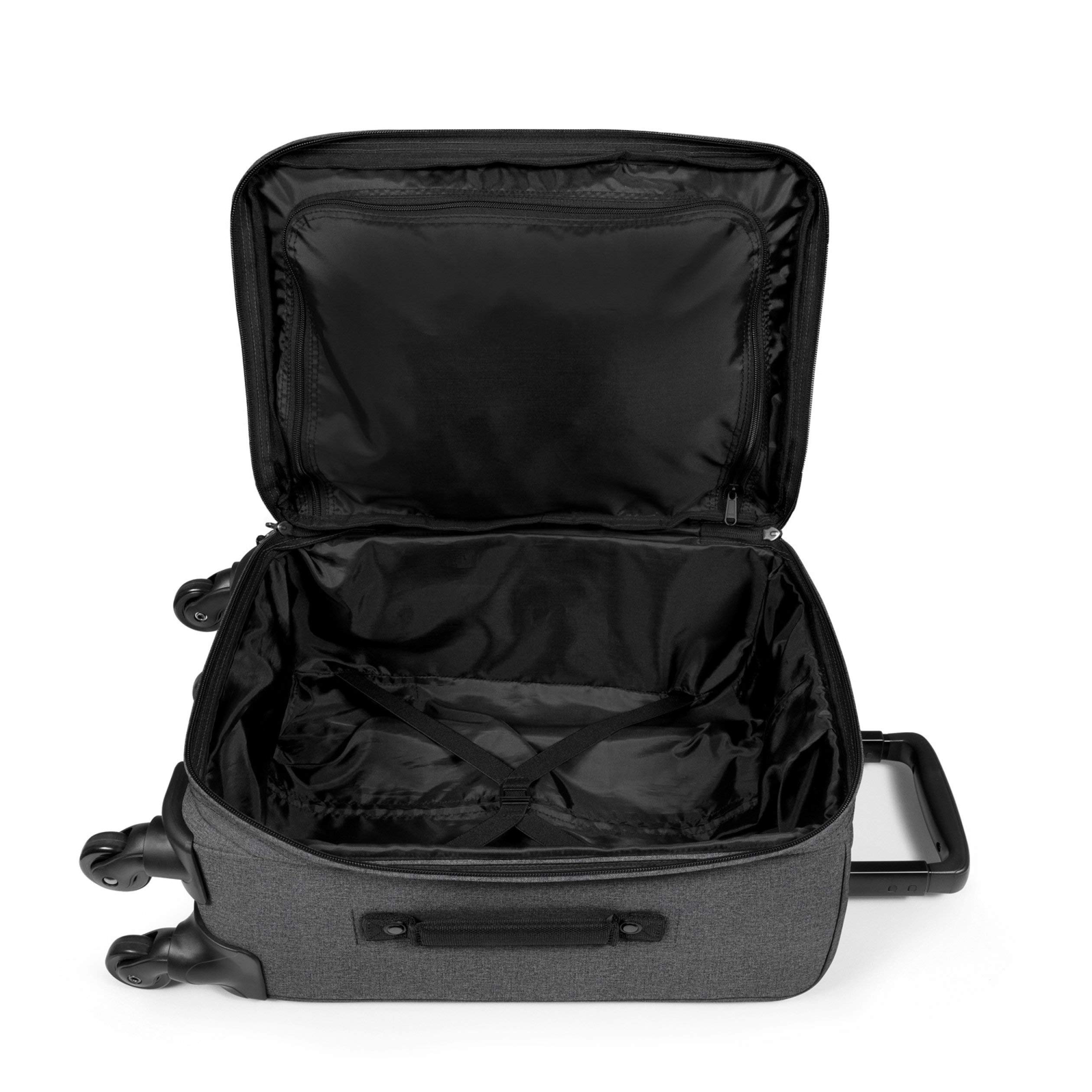 eastpak-traf-ik-4-s-koffer-53-cm-grau-black-denim-handgep-ck-trolley-mit-360-dre image 2