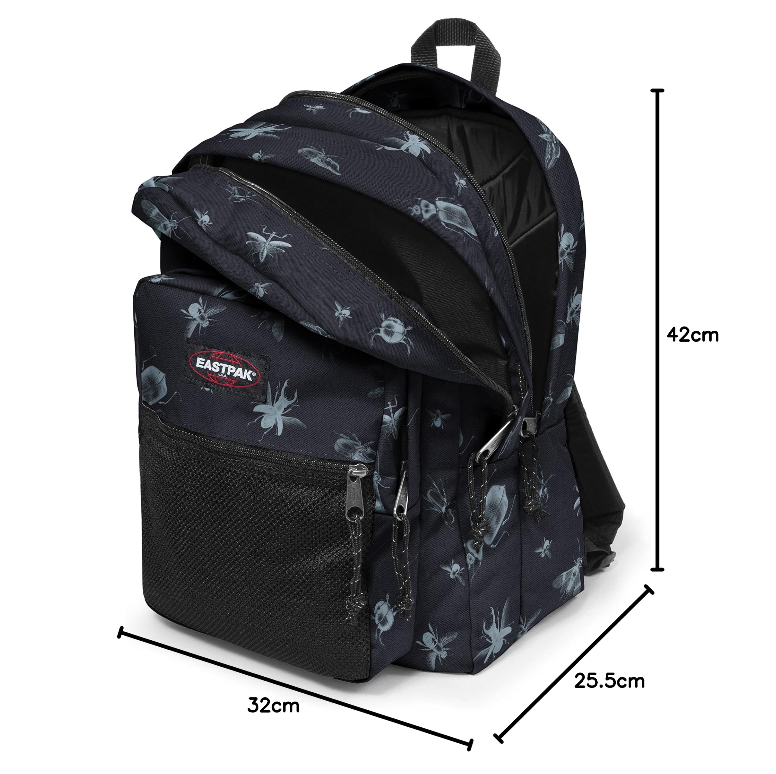eastpak-pinnacle-kinder-rucksack-38-liter-bugged-black image 5