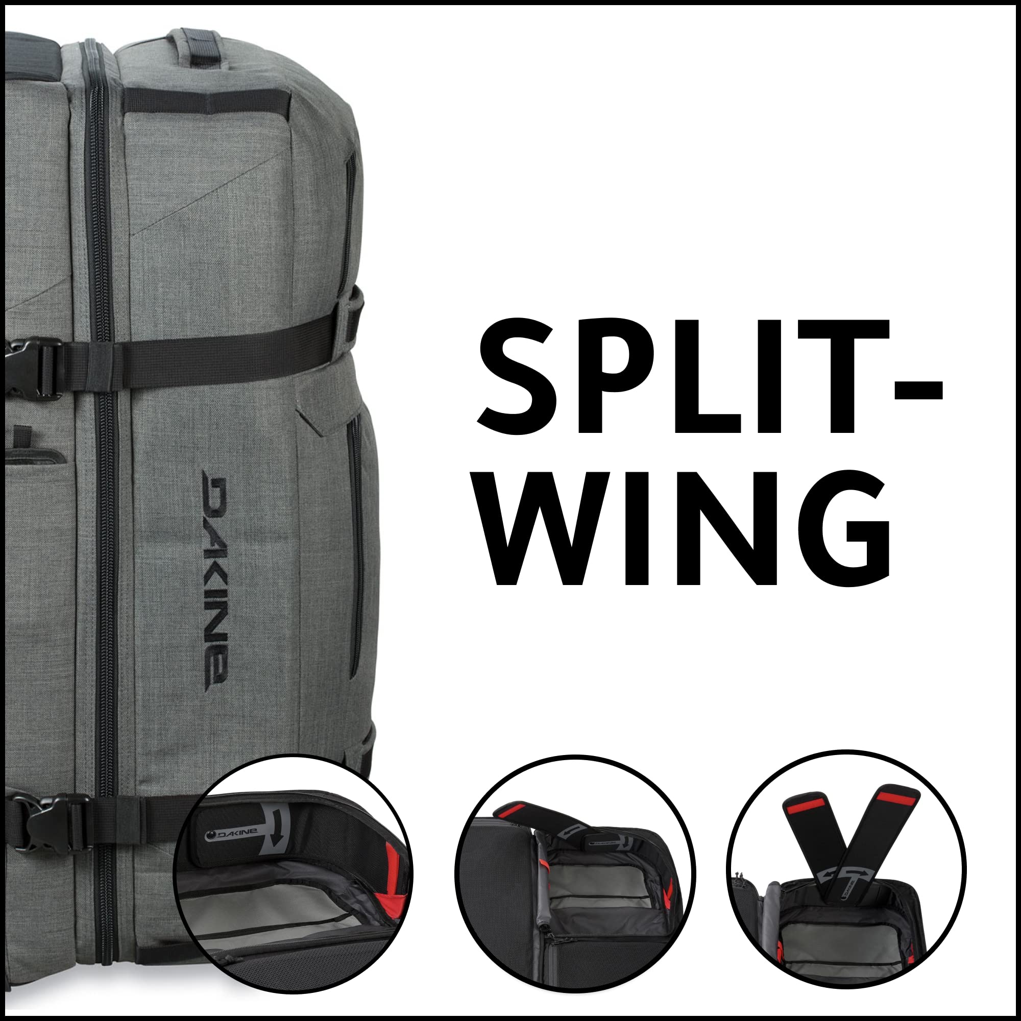 dakine-split-roller-reisetasche-mit-rollen-ger-umiger-rollkoffer-mit-praktisch-u image 4