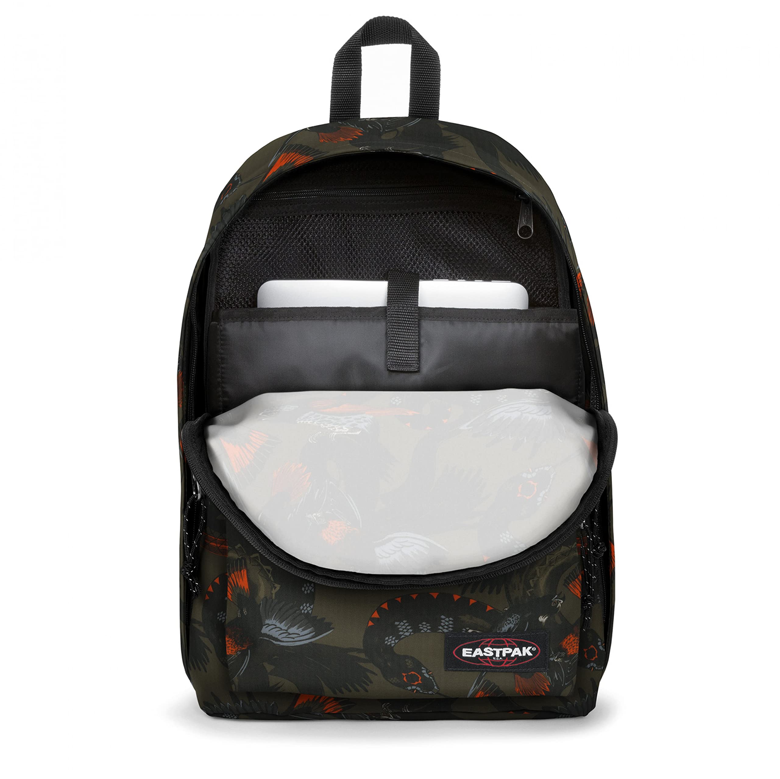 eastpak-out-of-office-rucksack-44-cm-27-l-gothica-snakes-gr-n-gepolstertes-lapto image 3