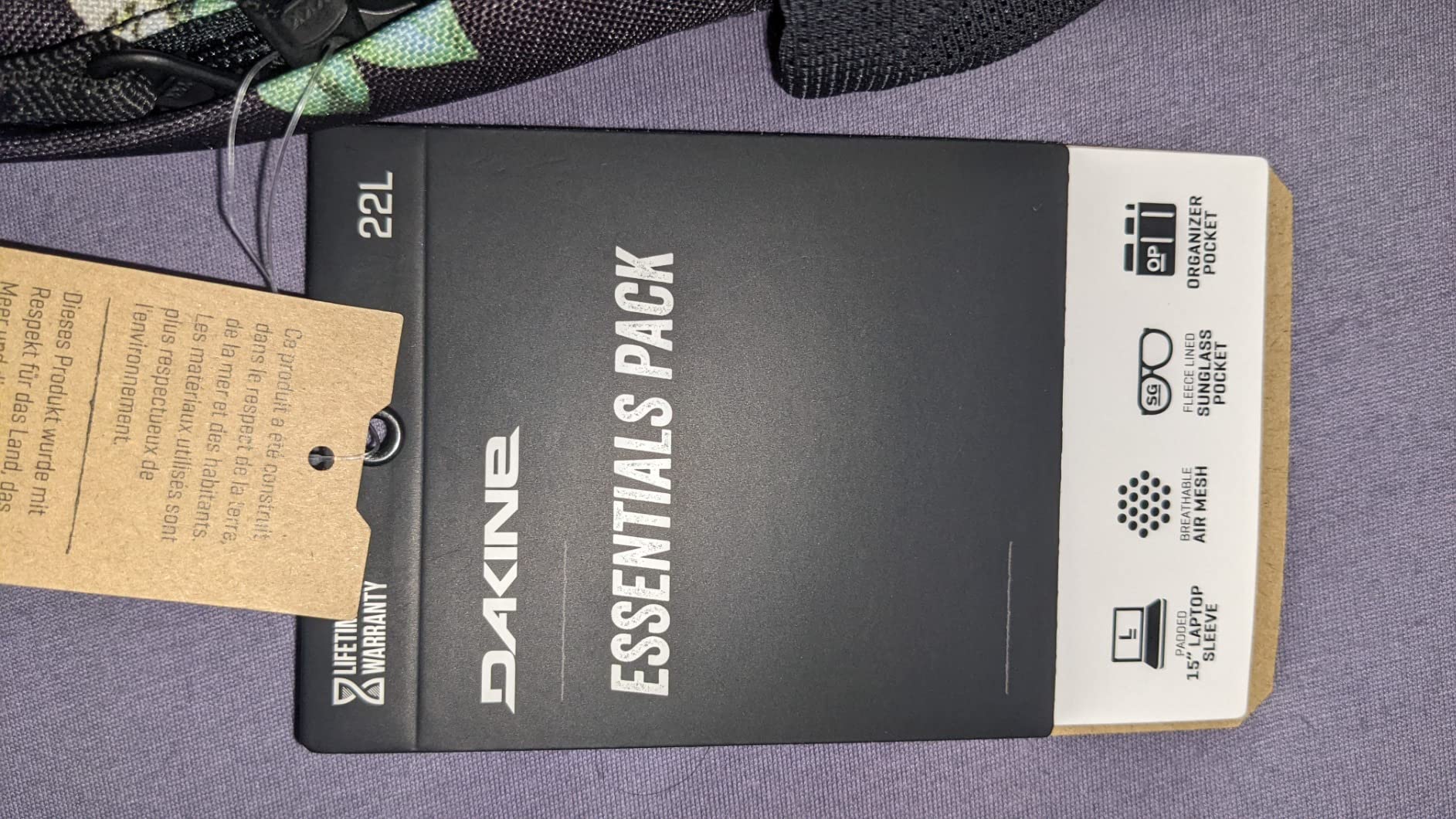 Endlich ein Rucksack mit Ordnungssystem
