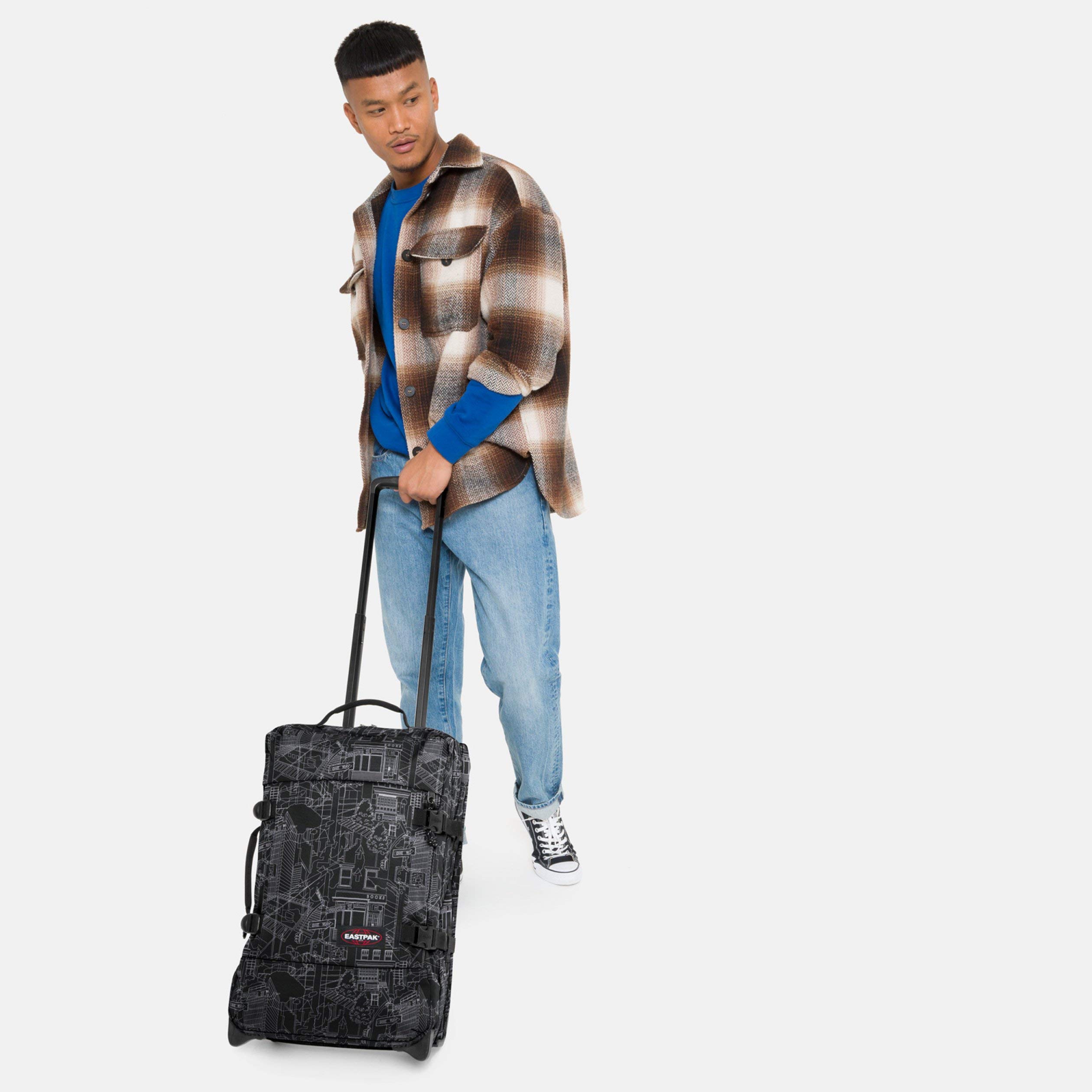 eastpak-tranverz-s-koffer-51-cm-42-liter-master-black-kabinentrolley-mit-tsa-zah image 2