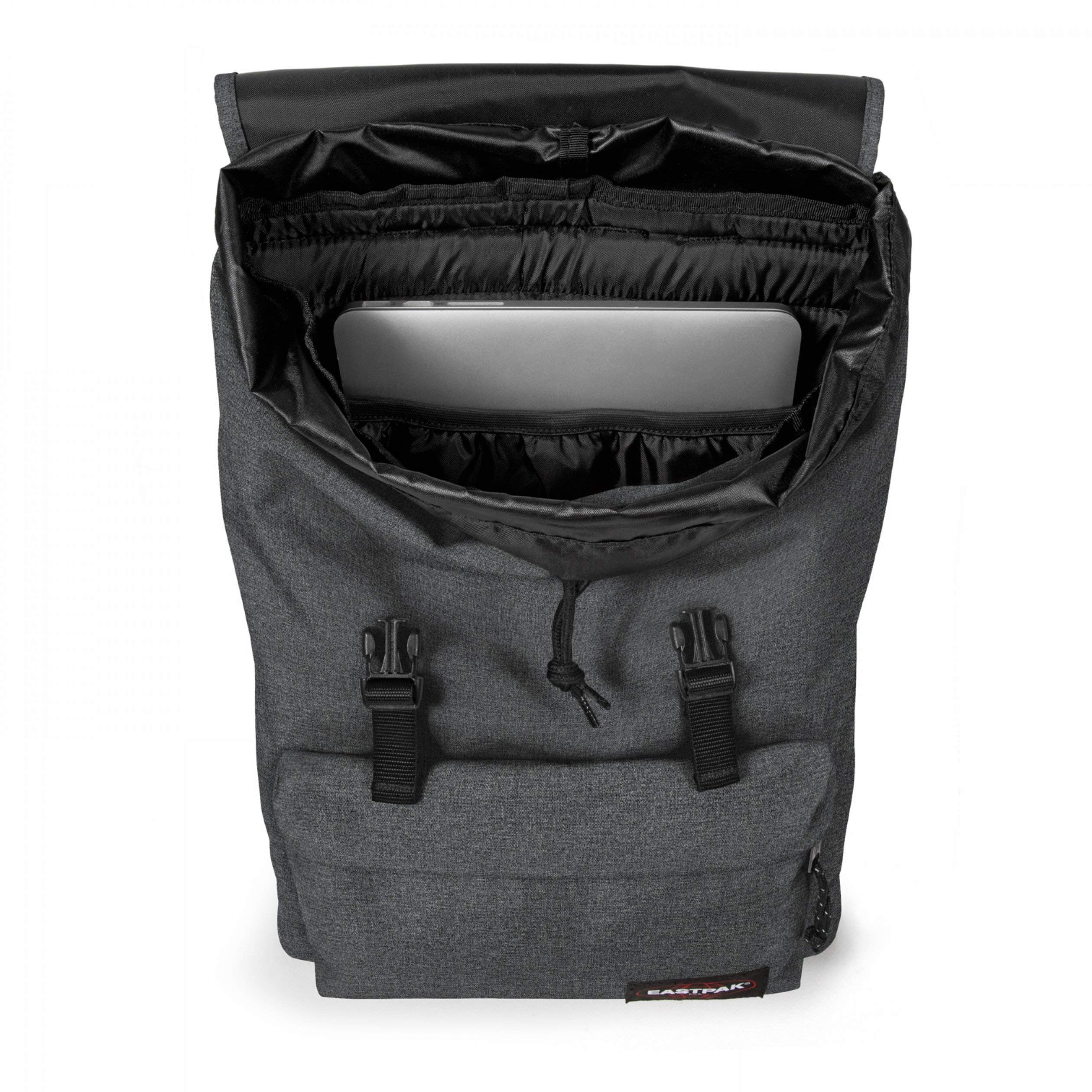 eastpak-london-rucksack-45-cm-21-l-black-denim-grau-daypack-aus-60-nylon-und-40- image 3
