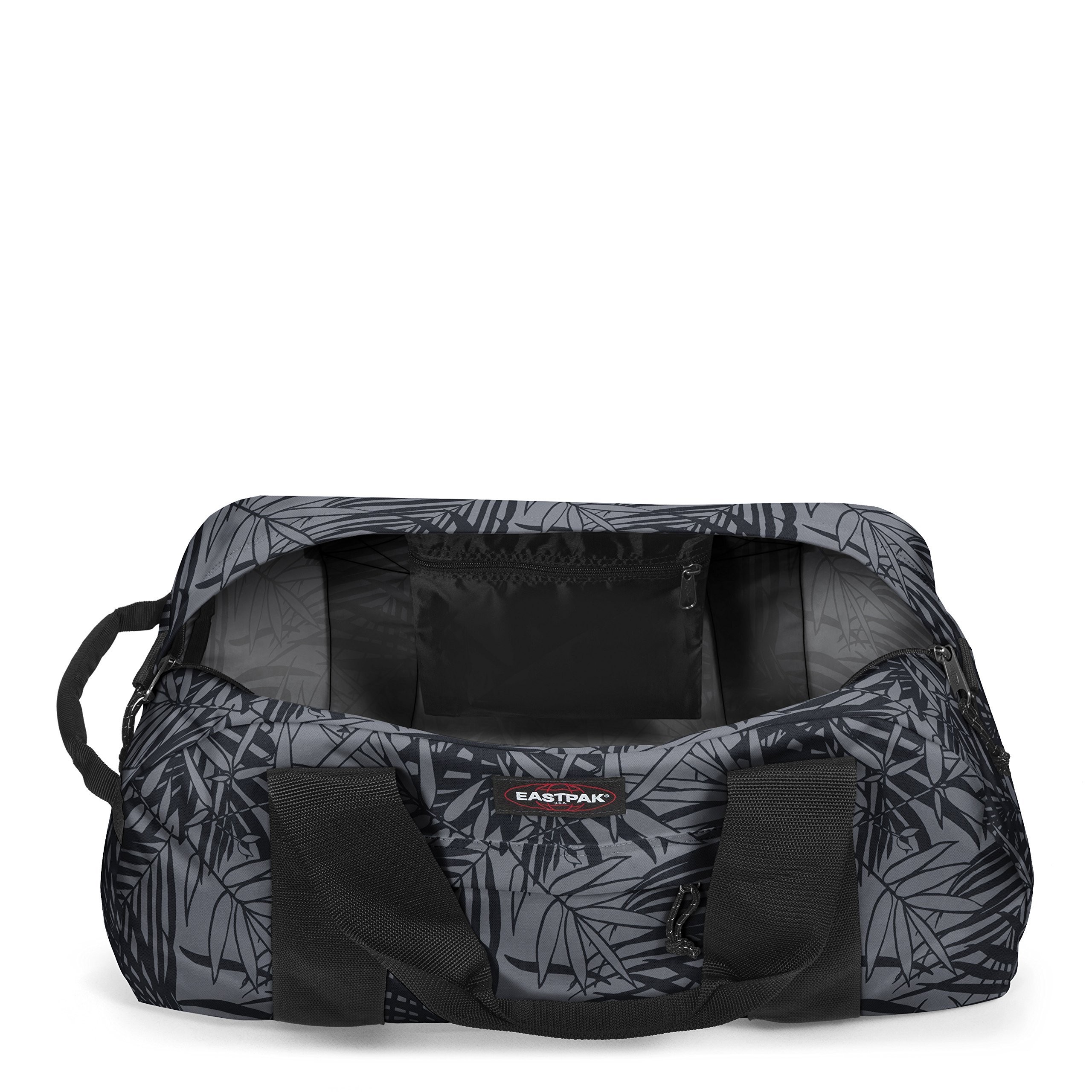 eastpak-station-reisetasche-62-cm-57-l-leaves-black-weekender-mit-handgep-ck-tau image 2