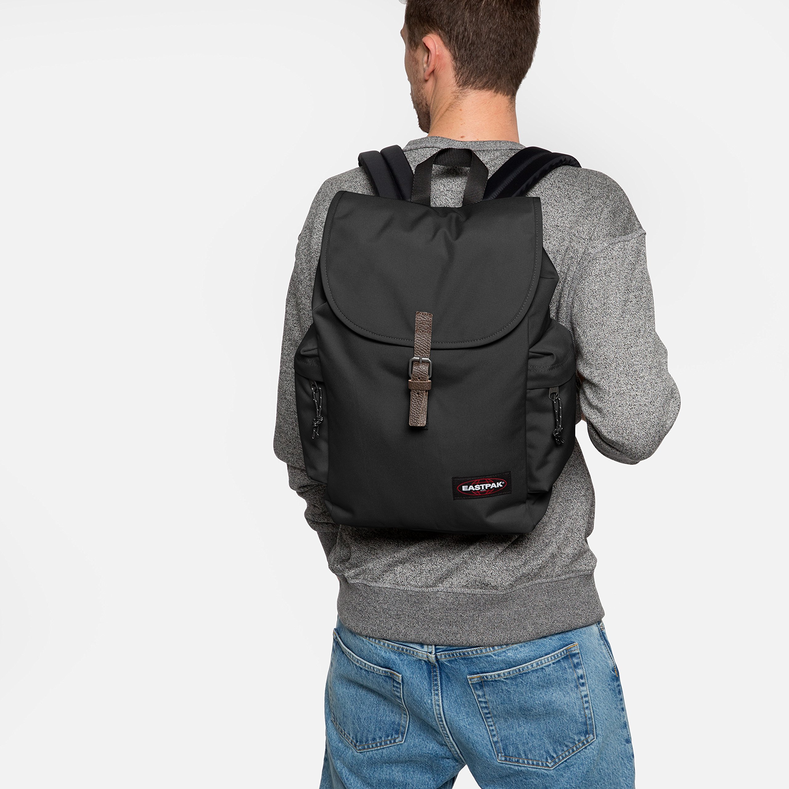 eastpak-austin-kinder-rucksack-18-liter-black-ek47b008-mit-gepolstertem-laptop-t image 3